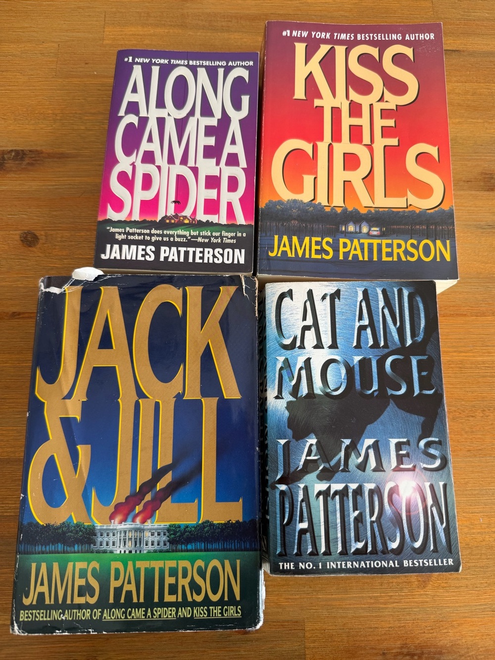 James Patterson Alex Cross Series - 4 Books - other Cross books available
